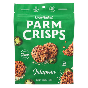 Kitchen Table Bakers Parm Crisps - Jalapeno Parmesan - Case of 12 - 1.75 oz.