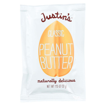 Justin's Nut Butter Squeeze Pack - Peanut Butter - Classic - Case of 10 - 1.15 oz. Justin's Nut Butter Squeeze Pack - Peanut Butter - Classic - Case of 10 - 1.15 oz.