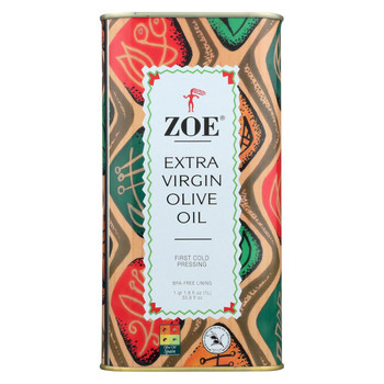 Zoe - Extra Virgin Olive Oil - Case of 6 - 1 Liter