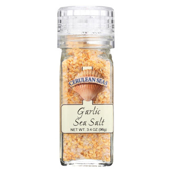 Cerulean Seas Grinder - Garlic Sea Salt - Case of 6 - 3.4 oz.