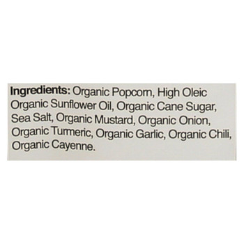 Masala Pop Popcorn - Organic - Indian Spice - Case of 12 - 4 oz