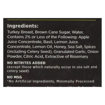 Krave Turkey Jerky - Basil Citrus - Case of 8 - 2.7 oz Krave Turkey Jerky - Basil Citrus - Case of 8 - 2.7 oz