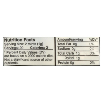 Epic Dental - Xylitol Mints - Peppermint - Case of 10-40 CT Epic Dental - Xylitol Mints - Peppermint - Case of 10-40 CT