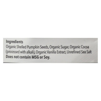 Superseedz Organic Pumpkin Seeds - Dark Chocolate - Sea Salt - Case of 6 - 4 oz