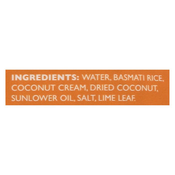 Tilda Rice - Basmati - Coconut - Ready Heat - Case of 6 - 8.5 oz