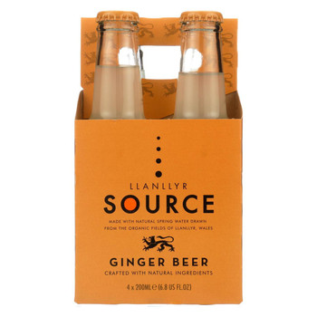 Llanllyr Source Water Ginger Beer - Glass - Case of 6 - 4/6.8 fl oz Llanllyr Source Water Ginger Beer - Glass - Case of 6 - 4/6.8 fl oz