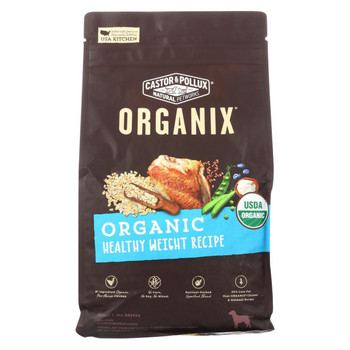 Castor and Pollux Organix - Organic - Dog - Healthy Weight - Case of 5 - 4 lb.