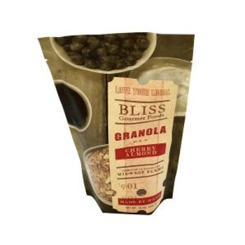 Bliss Gourmet Foods Granola - Cherry Almond - Case of 6 - 12 oz