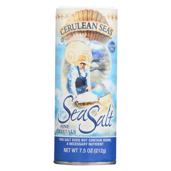 Cerulean Seas Sea Salt - Fine - 7.5 oz Cerulean Seas Sea Salt - Fine - 7.5 oz