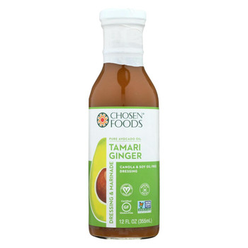 Chosen Foods - Salad Dressing - Soy Ginger  - Case of 6 - 12 fl oz. Chosen Foods - Salad Dressing - Soy Ginger  - Case of 6 - 12 fl oz.