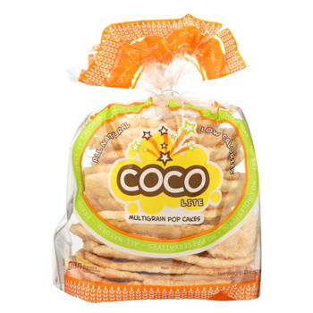 Coco Lite Multigrain Pop Cakes Pop Cakes - Original - Case of 12 - 2.64 oz