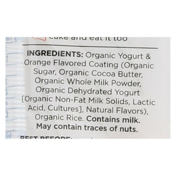 Element Organic Dipped Rice Cakes - Vanilla Orange - Case of 6 - 3.5 oz Element Organic Dipped Rice Cakes - Vanilla Orange - Case of 6 - 3.5 oz