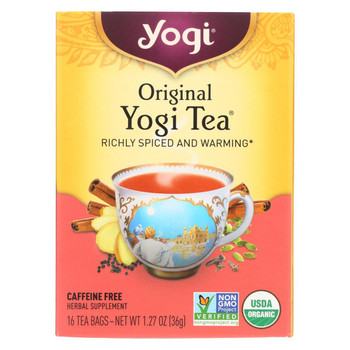 Yogi Tea - Organic - Original - Case of 6 - 16 BG
