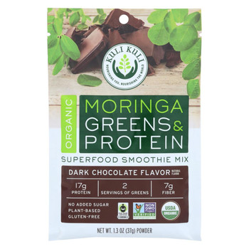 Kuli Kuli Moringa Greens and Protein Powder - Dark Chocolate - 12 ct 1.3 oz packet Kuli Kuli Moringa Greens and Protein Powder - Dark Chocolate - 12 ct 1.3 oz packet