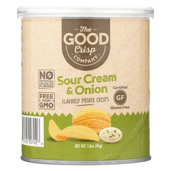 The Good Crisp Company Potato Crisps - Sour Cream and Onion - Case of 12 - 1.6 oz The Good Crisp Company Potato Crisps - Sour Cream and Onion - Case of 12 - 1.6 oz