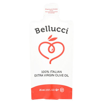 Bellucci Premium Olive Oil - 100% Italian Extra Virgin Olive Oil - Case of 250 - .85 fl oz. Bellucci Premium Olive Oil - 100% Italian Extra Virgin Olive Oil - Case of 250 - .85 fl oz.