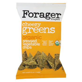 Forager Project Vegetable Chips - Cheezy Greens - Case of 12 - 5 oz.
