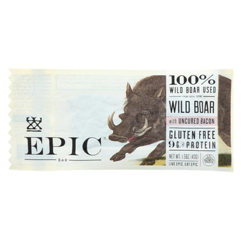 Epic - Bar Bison Uncured Bacon and Cranberry - Case of 12-1.3 Oz