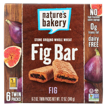 Nature's Bakery Stone Ground Whole Wheat Fig Bar - Original - Case of 6 - 2 oz. Nature's Bakery Stone Ground Whole Wheat Fig Bar - Original - Case of 6 - 2 oz.