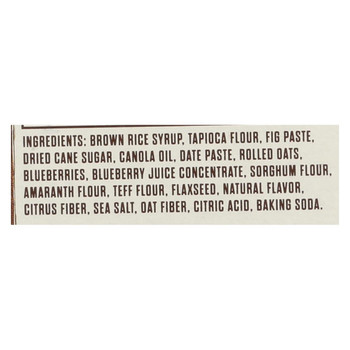 Nature's Bakery Gluten Free Fig Bar - Blueberry - Case of 6 - 2 oz. Nature's Bakery Gluten Free Fig Bar - Blueberry - Case of 6 - 2 oz.