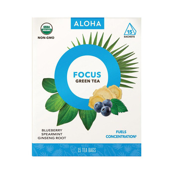 Aloha (Tea) Tea - Organic - Focus - Case of 6 - 15 BAG