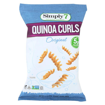 Simply7 Quinoa Curls - Original - Case of 12 - 3.5 oz. Simply7 Quinoa Curls - Original - Case of 12 - 3.5 oz.