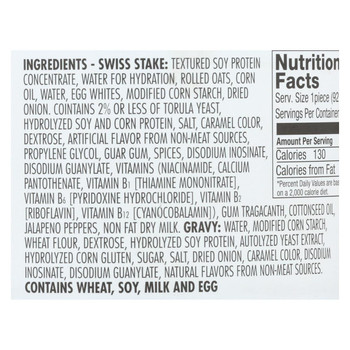 Loma Linda Swiss Steak - Gravy - Case of 12 - 13 oz Loma Linda Swiss Steak - Gravy - Case of 12 - 13 oz