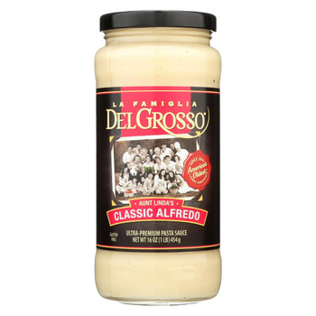 Delgrosso - Pasta Sauce - Alfredo - Classic - Case of 6 - 16 oz