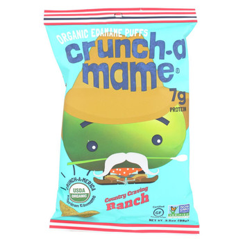 Cruncha Ma Me Edamame - Ranch - Case of 6 - 3.5 oz. Cruncha Ma Me Edamame - Ranch - Case of 6 - 3.5 oz.