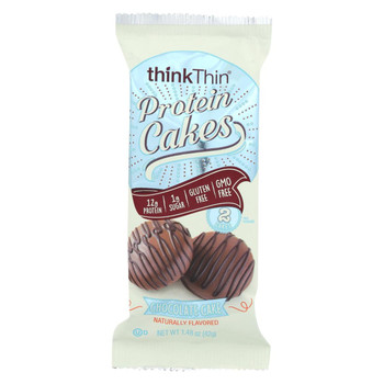 Think! Thin Cakes - Protein - Chocolate Cake - 2 Ct - Case of 9 - 1.48 oz Think! Thin Cakes - Protein - Chocolate Cake - 2 Ct - Case of 9 - 1.48 oz
