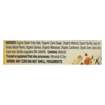 Bakery On Main Oats and Happiness Oatmeal Cup - Walnut Banana - Case of 12 - 1.9 oz. Bakery On Main Oats and Happiness Oatmeal Cup - Walnut Banana - Case of 12 - 1.9 oz.
