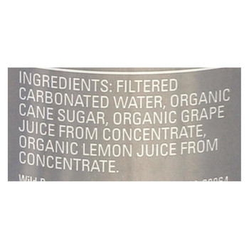 Wild Poppy Soda - Organic - Grape - Case of 6 - 4/12 fl oz