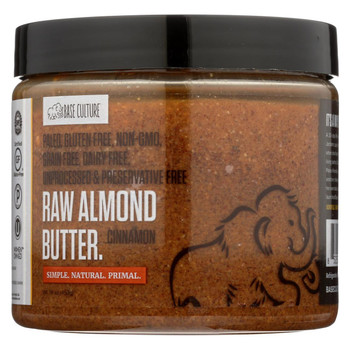 Base Culture -Almond Butter - Cinnamon - Case of 6 - 16 oz.