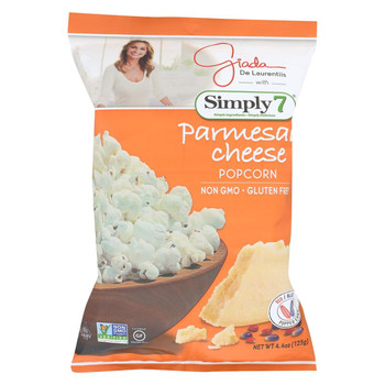 Simply7 Popcorn - Parmesan Cheese - Case of 12 - 4.4 oz