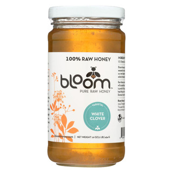 Bloom Honey - Honey - White Clover - Case of 6 - 16 oz.