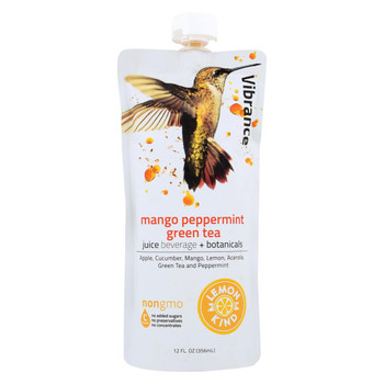 Lemonkind - Vibrance Mango Peppermint Green Tea - Case of 10 - 12 FZ Lemonkind - Vibrance Mango Peppermint Green Tea - Case of 10 - 12 FZ