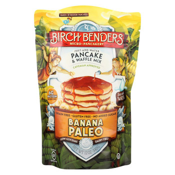Birch Benders - Pancake Mix Banana Paleo - Case of 6-12 oz