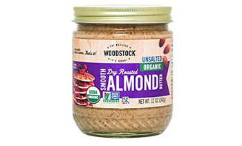 Woodstock Organic Almond Butter - Lightly Toasted - Unsalted - 12 oz.