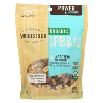 Woodstock Organic Mighty PB&J Snack Mix - 6 oz.