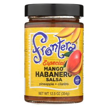 Frontera Foods Salsa - Especial Passionfruit Habanero Salsa - Mango and Cilantro - Case of 6 - 12.5 oz.