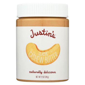 Justin's Nut Butter Cashew Butter - Classic - Case of 6 - 12 oz. Justin's Nut Butter Cashew Butter - Classic - Case of 6 - 12 oz.