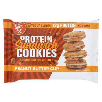 Buff Bake - Cookies Peanut Butter Cup - Case of 8 - 1.79 oz. Buff Bake - Cookies Peanut Butter Cup - Case of 8 - 1.79 oz.