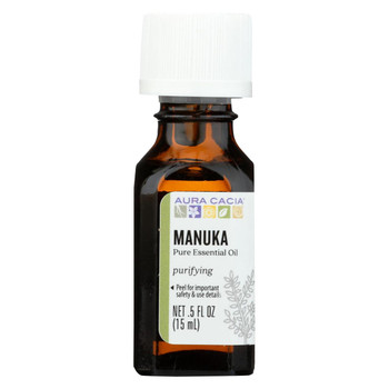 Aura Cacia - Essential Oil - Manuka - Case of 1 - .50 fl oz. Aura Cacia - Essential Oil - Manuka - Case of 1 - .50 fl oz.