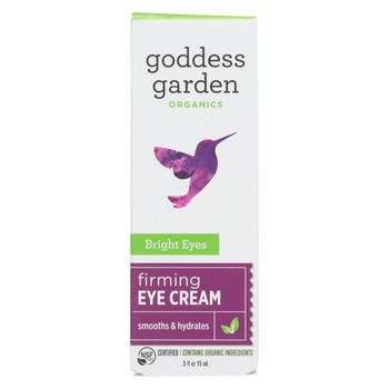 Goddess Garden Bright Eyes Firming Eye Cream - Case of 4 - .5 fl oz. Goddess Garden Bright Eyes Firming Eye Cream - Case of 4 - .5 fl oz.