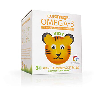 The Coromega Company - Omega 3 Squeeze Kds Tropical D Or - 1 Each - 30 CT The Coromega Company - Omega 3 Squeeze Kds Tropical D Or - 1 Each - 30 CT