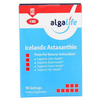 Algalife USA Icelandic Astaxanthin 4mg- 90 Count