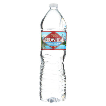 Arrowhead Spring Water - Water Spring Mountain - Case of 12 - 1.5 Liter