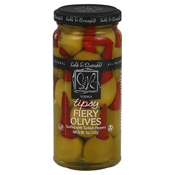 Sable and Rosenfeld - Vodka Fiery Tipsy Olives - Case of 6 - 5 oz.
