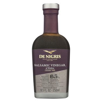 De Nigris - Balsamic Vinegar of Modena - Caramel Free - Case of 6 - 8.5 fl oz.
