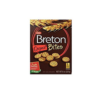 Breton/Dare - Cracker Minis Bite-Size Crackers - Original - Case of 12 - 8 oz.